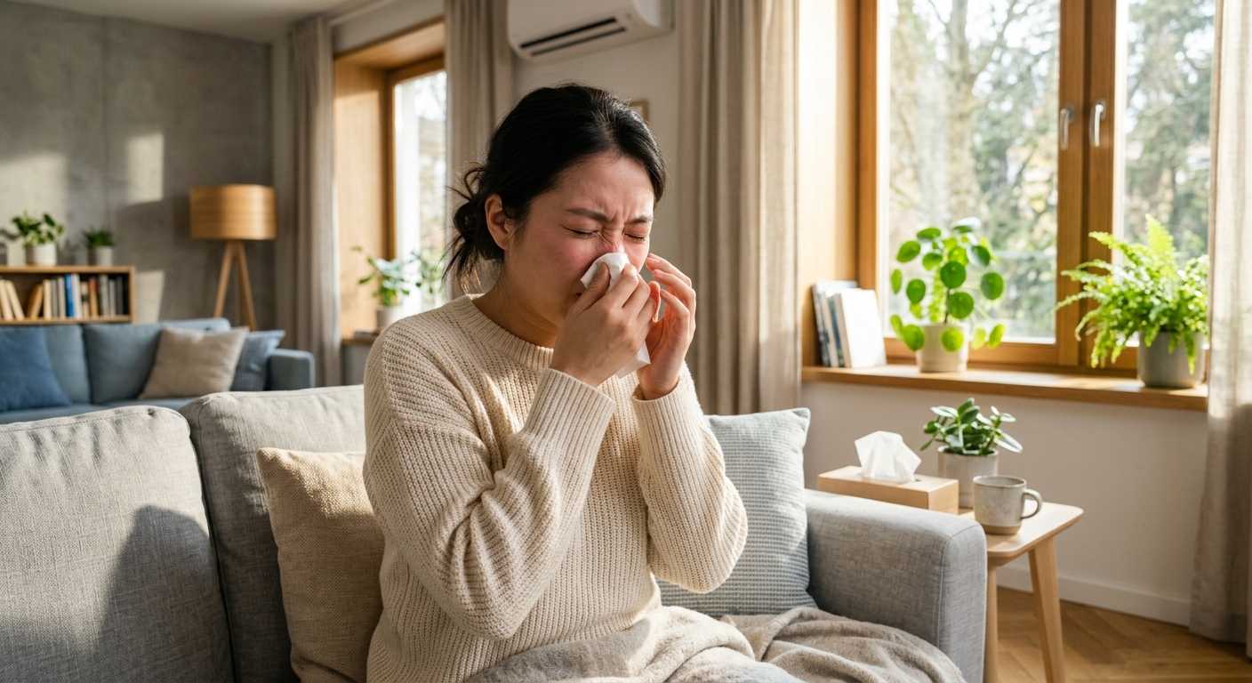 換季時節，許多人飽受過敏症狀困擾，噴嚏、鼻水、眼睛癢更是家常便飯。